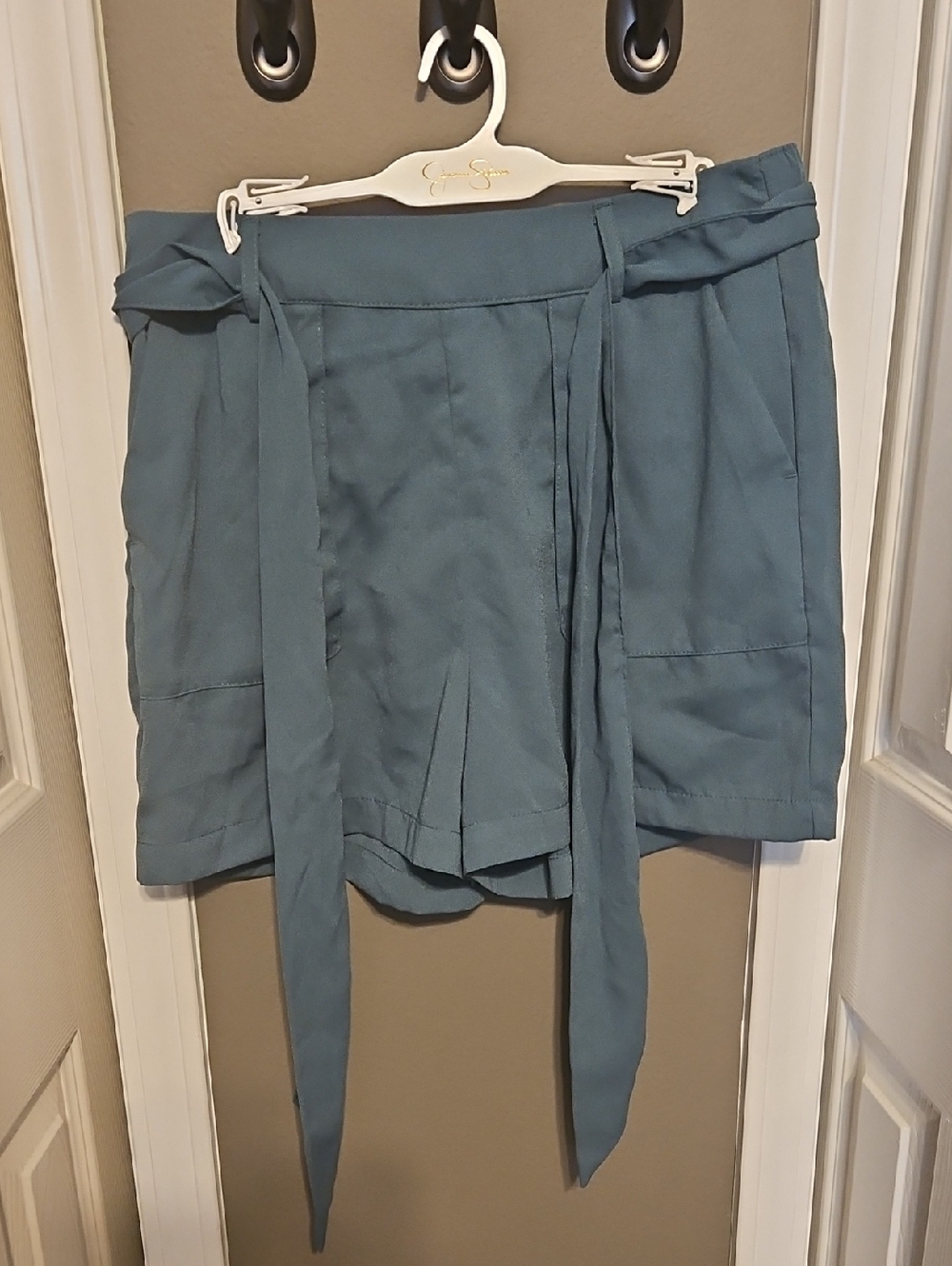 a new day Slate Green Elastic-Waist Skirt